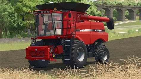 Wizualizacja technologii Axial-Flow zastosowanej w kombajnach Case IH, podkreślająca innowacyjny system omłotu