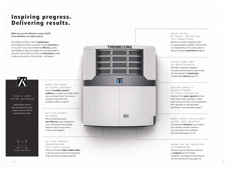 Infografika przedstawiająca nową architekturę wewnętrzną agregatu Thermo King Advancer i zmienny system zarządzania powietrzem