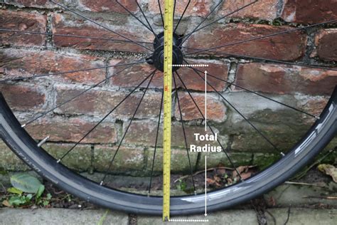 Diagram: How to measure the circumference of a wheel