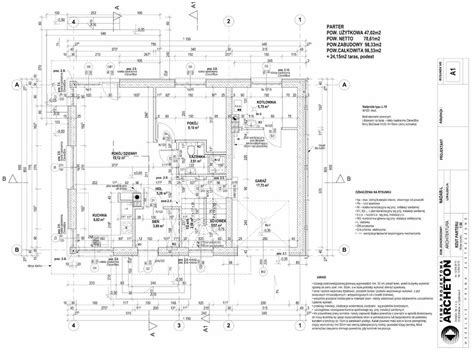 Rzut techniczny wciągnika linowego serii VF z widoczną prowadnicą liny
