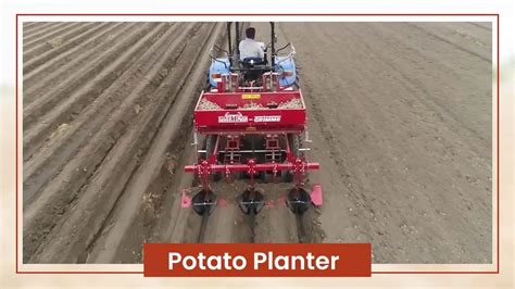 Thematic photo of a potato planter in operation