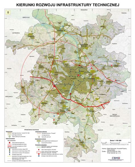 Mapa rozwoju infrastruktury Ciechanowa