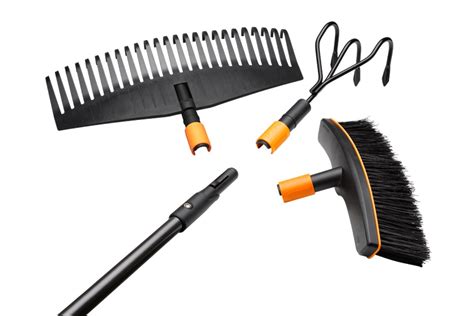 Zestawienie trzonków i głowic systemu Fiskars QuikFit