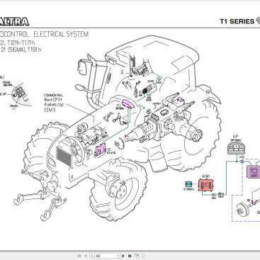 Diagram illustrating the Valtra HiTech 4 transmission layout