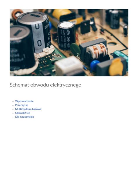 Schemat głównego obwodu elektrycznego rozruchu koparki JCB JS220