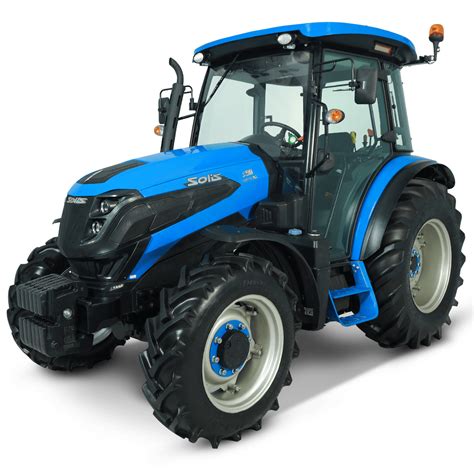 Thematic photo of Solis S 50 tractor working in a field
