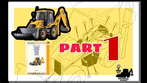 Schema of a JCB 4CX gearbox or hydraulic system layout