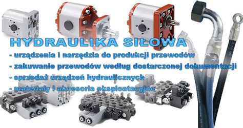 katalog produktów firmy Hydraulika Siłowa Ignacy Lenkiewicz: siłowniki, węże, złączki