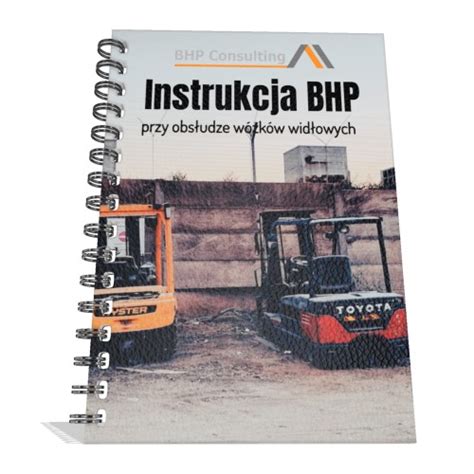 Infografika przedstawiająca konsekwencje nieprzestrzegania przepisów BHP przy obsłudze wózków widłowych.