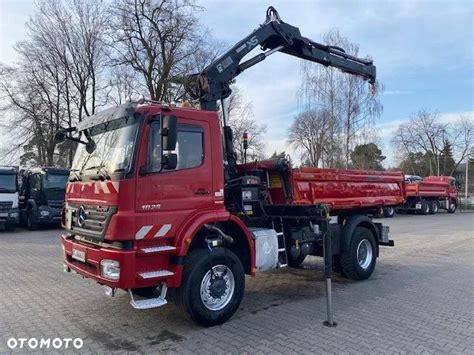 zdjęcie Mercedes-Benz Axor 1824 wywrotka z opuszczonym żurawiem