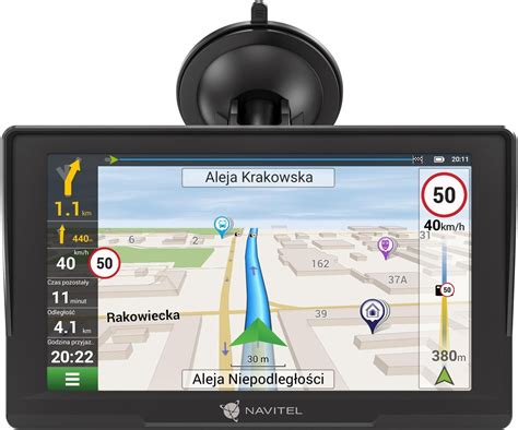 Panel nawigacyjny systemu monitoringu GPS w maszynie budowlanej