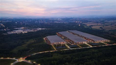 Wizualizacja Centrum Logistyczno-Przemysłowego Ruszcza w ramach projektu Nowa Huta Przyszłości