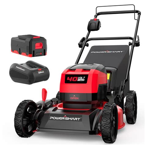 Comparison chart highlighting battery life and construction quality across different cordless lawn mower brands (Bosch, Makita, Stihl, Greenworks, Ryobi).