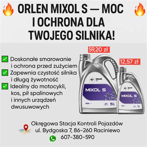 Infografika porównująca moc silników kos spalinowych