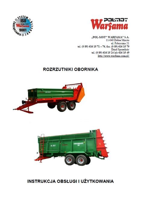 Infografika przekroju rozrzutnika Warfama N-221 z zaznaczonym adapterem i przenośnikiem podłogowym