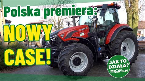 zdjęcie nowoczesnego ciągnika CASE IH 105 w szkole