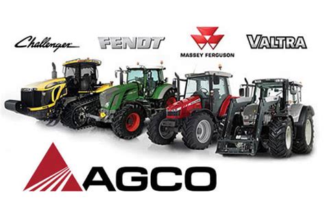 logo AGCO oraz marek Fendt, Valtra, Massey Ferguson, Challenger