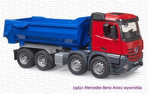 Wywrotka Mercedes Arocs R/C z pilotem i smartfonem do sterowania