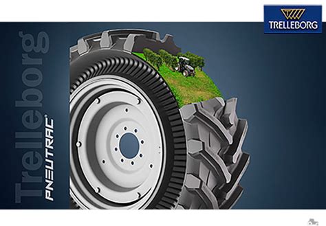 Infografika porównująca opony Trelleborg PneuTrac z tradycyjnymi oponami