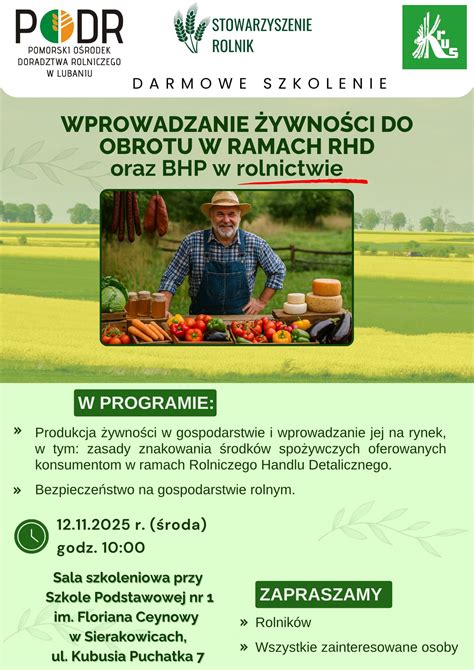 Schemat przedstawiający zasady rolniczego handlu detalicznego (RHD)