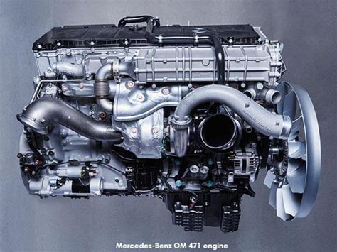 Schemat silnika Mercedes-Benz OM 471