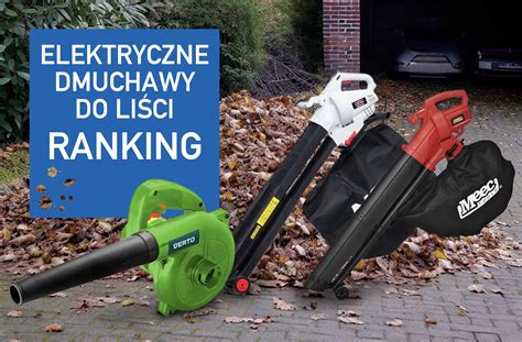 Schemat porównujący działanie dmuchawy i odkurzacza do liści na różnych rodzajach podłoża.