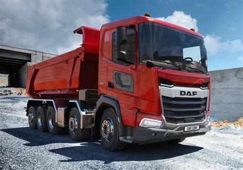 schemat podwozia DAF z lat 70. pod zabudowę wywrotki