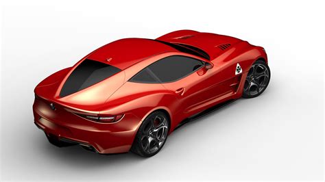 Wizualizacja nowoczesnego ciągnika siodłowego Alfa Romeo projektu Taekang Lee