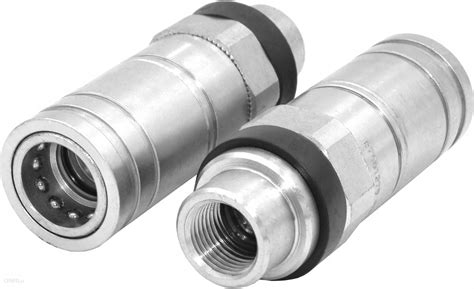 Zdjecie szybkozłącza hydraulicznego stosowanego w rolnictwie