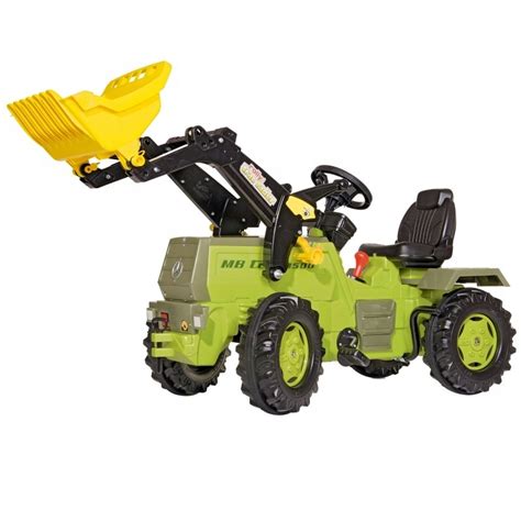 Traktor na pedały Mercedes-Benz Farmtrac w kolorze zielonym