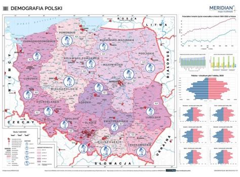 Infografika przedstawiająca mapę Polski z zaznaczonymi regionami, z których pochodzą ogłoszenia o Ursus C 360