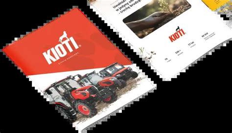 Infografika: Kluczowe cechy ciągników Kioti (produkcja, gwarancja)