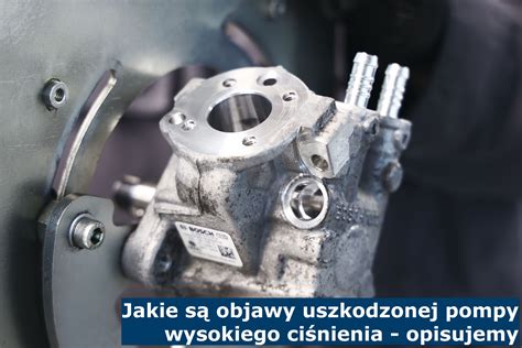 infografika objawów uszkodzonej pompy olejowej