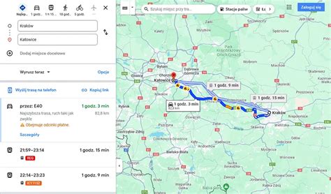 Trasa transportu zabytkowego Fauna na mapie
