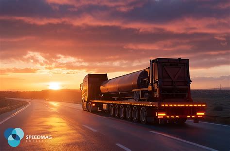 Zdjęcie pojazdu pilotującego transport ponadgabarytowy z charakterystycznym oznakowaniem