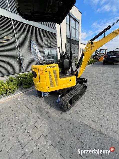 Porównanie zasięgów roboczych minikoparek GG 1700 i GG800NX