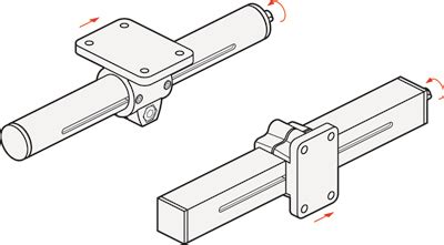 Schemat techniczny pokazujący mechanizm przesuwu poprzecznego kosiarki sadowniczej