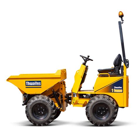 Thematic photo of a Thwaites 1T dumper at a construction site