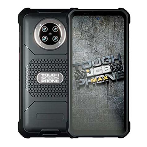 zdjęcie JCB Toughphone MAX z widocznym ekranem i elementami designu