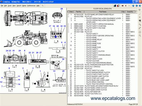 Infographic: How to identify Komatsu excavator parts using serial and catalog numbers