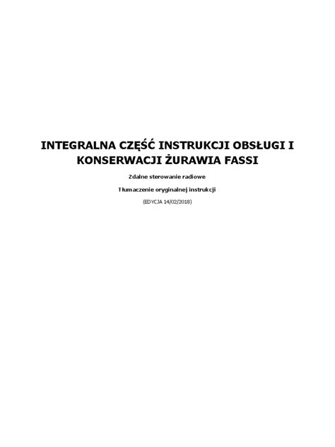 Infografika przedstawiająca zakres instrukcji obsługi i konserwacji
