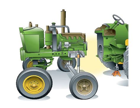 Photo illustrating a tractor 