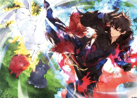 scena z anime Iseleve, przedstawiająca Yuuyę Tenjo w nowym wyglądzie