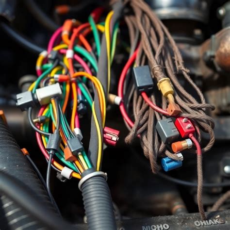 Zdjęcie zestawu narzędzi i materiałów do podstawowej instalacji elektrycznej w ciągniku