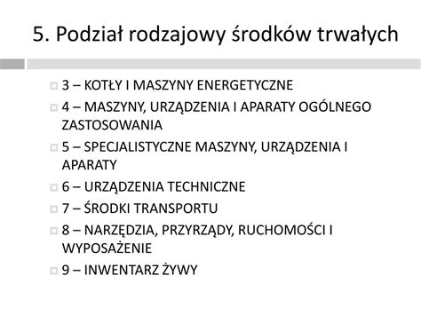 Infografika: Klasyfikacja Środków Trwałych dla ciągników