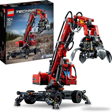 Infografika przedstawiająca schemat budowy ramienia żurawia LEGO Technic