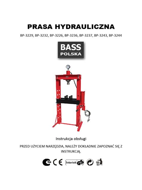 Instrukcja serwisowa przedstawiająca użycie prasy hydraulicznej przy montażu podzespołów jezdnych
