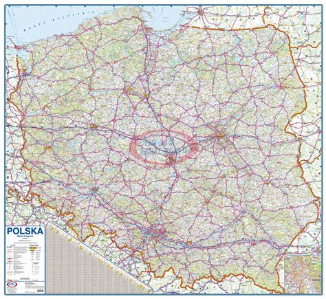 mapa drogowa z oznaczeniem dopuszczalnych nacisków na oś w Polsce