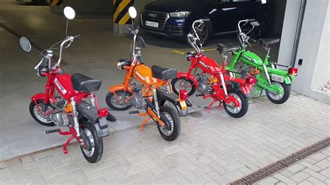 zdjęcie porównawcze modeli Motorynka M1, M2, 301