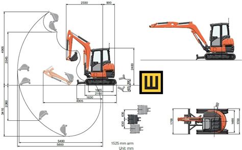 Zestawienie techniczne minikoparki Kubota KX019-4 na placu budowy